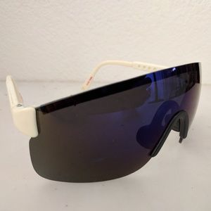NWT TruVintage Sports Blade Rimless Wrap around Adjustable arms Sunglasses